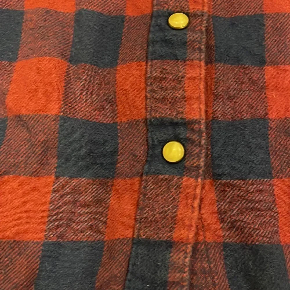 Butter Girls Checkered Sparkle Patch Flannel Shirt - Picture 4 of 6